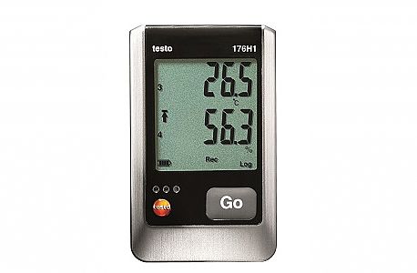 אוגר נתונים לחות וטמפ' - Testo 176-H1