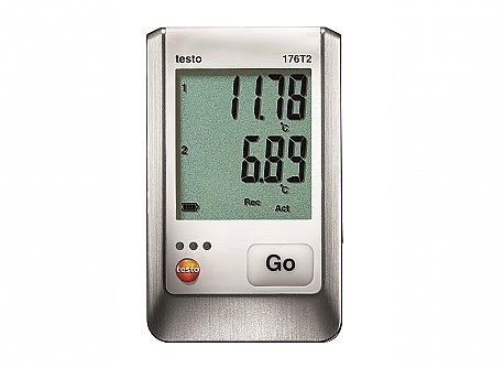 אוגר נתוני טמפרטורה - Testo 176-T2