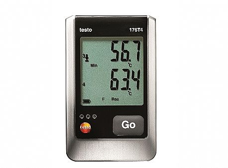 אוגר נתוני טמפרטורה - Testo 176-T4